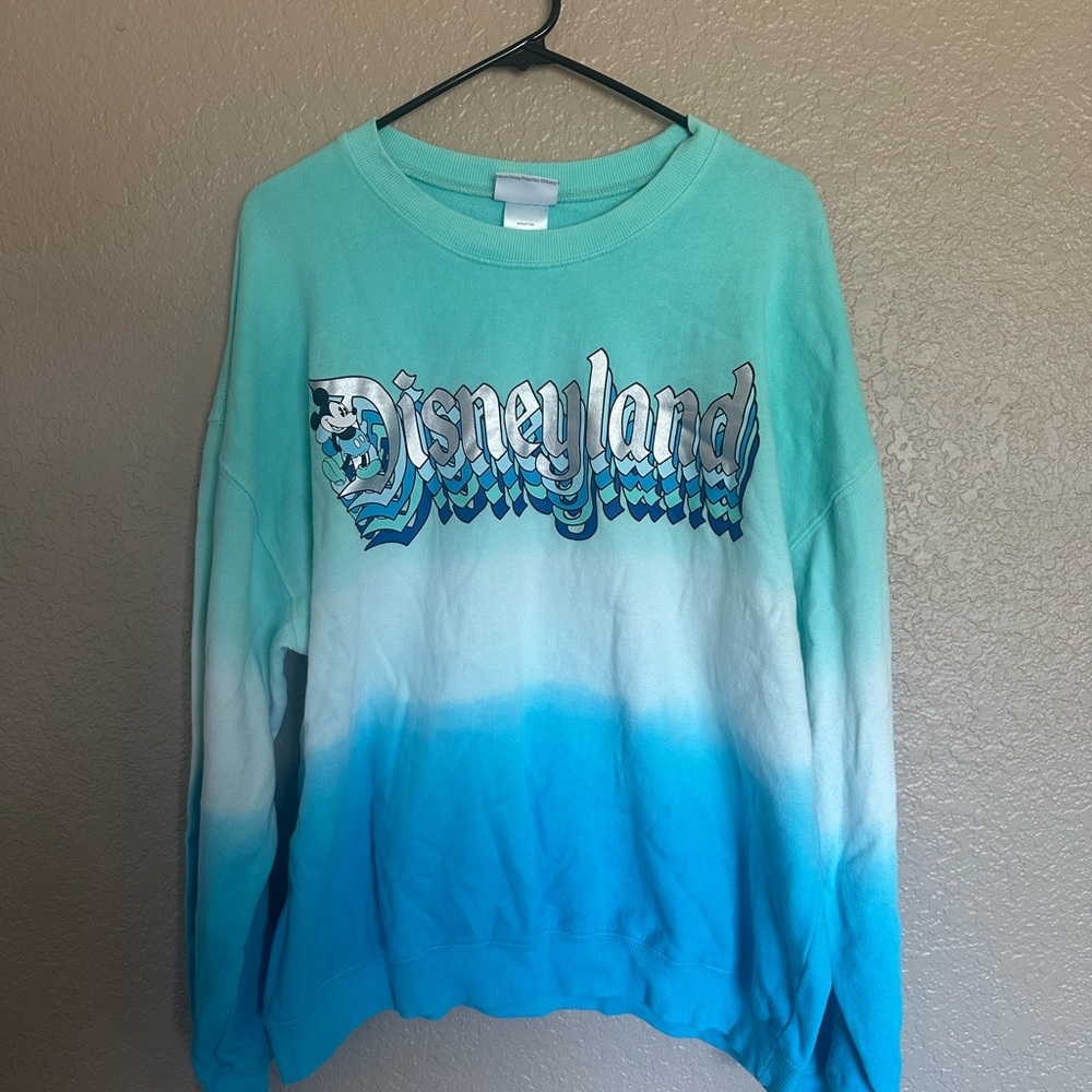Disney Blue Crew Neck Sweater with Gradient Design